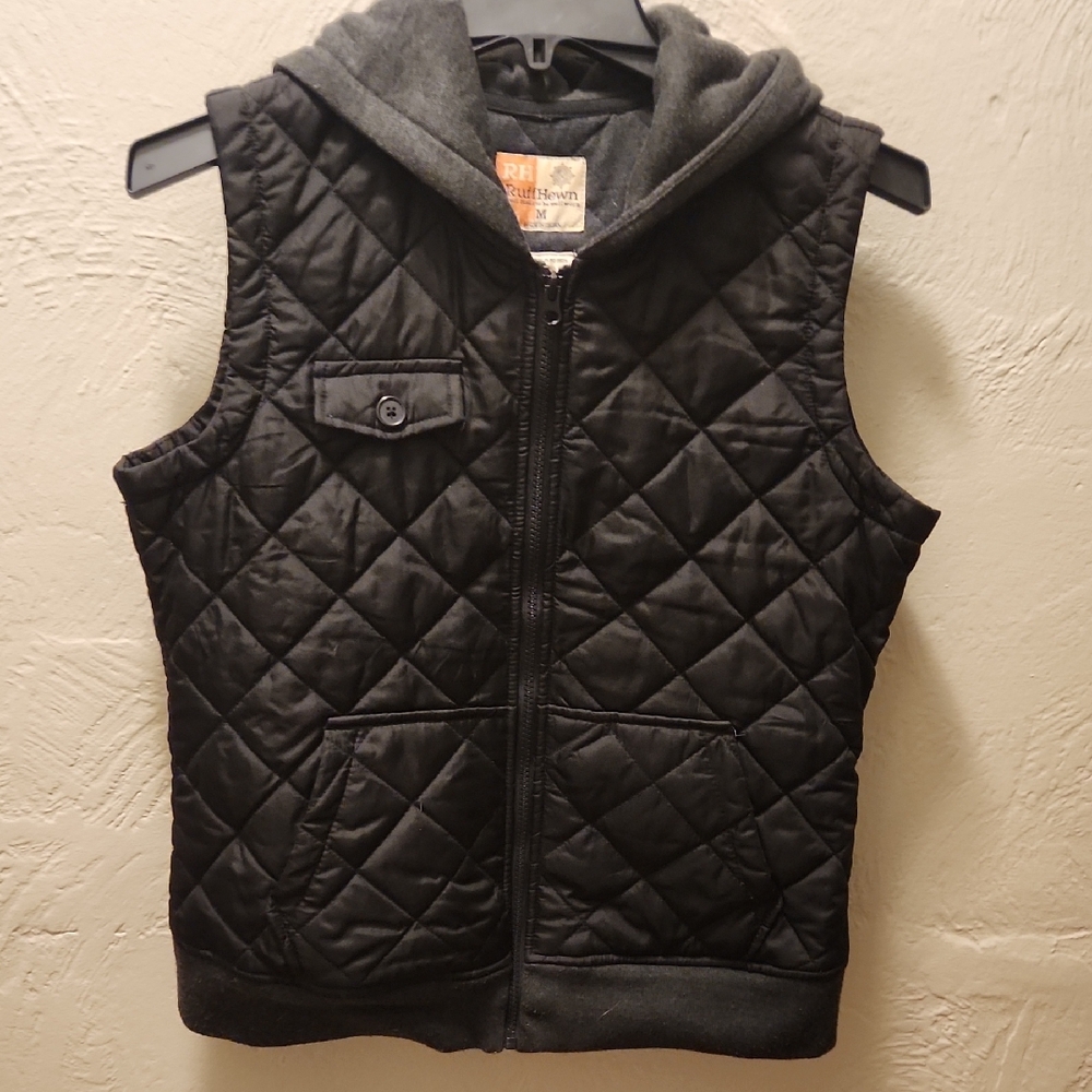 Ruff Hewn Quilted Gray Vest